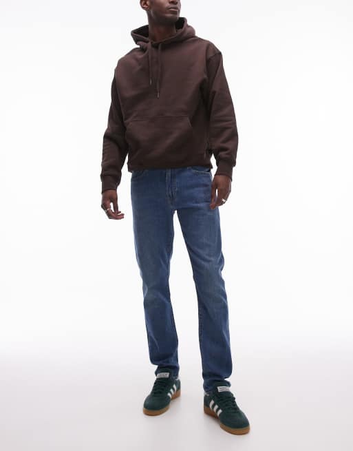 Levi's – 512 – Niebieskie zwężane jeansy o dopasowanym kroju