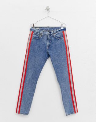 levi's side stripe jeans mens
