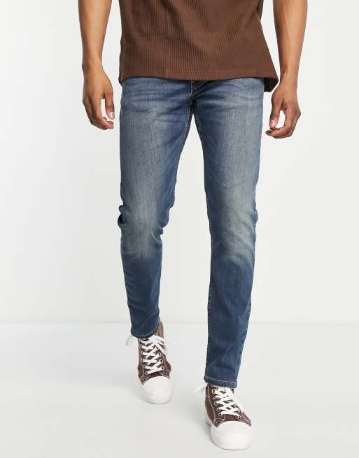 Levi s 512 Schmal zulaufende Jeans in Mittelblau mit schmalem Schnitt ASOS