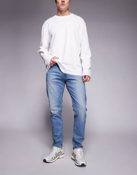 Levi's – 512 – Schmal zulaufende Slim-Fit-Jeans in hellblauer Vintage-Waschung - view 1