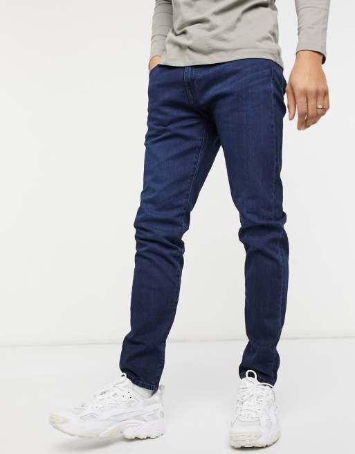 Levi's 512 slim taper fit jeans in laurelhurst feelin dark overdye | ASOS