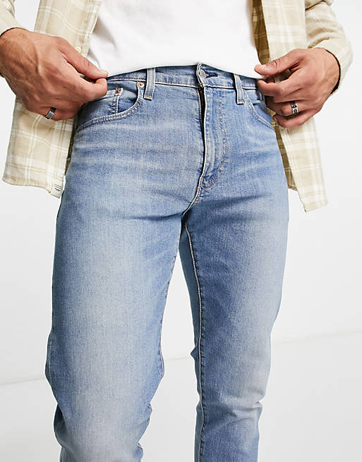 Levi's 512 slim taper fit jeans in light blue | ASOS