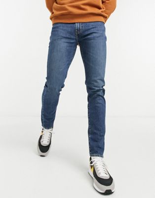 Levi's 512 slim taper fit jeans in whoop mid wash-Blue
