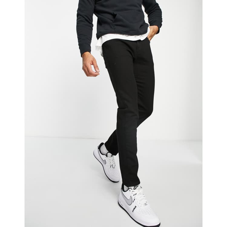 Levi s 512 slim taper jeans in black ASOS