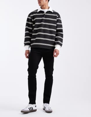 Levi's 512 slim taper jeans in black