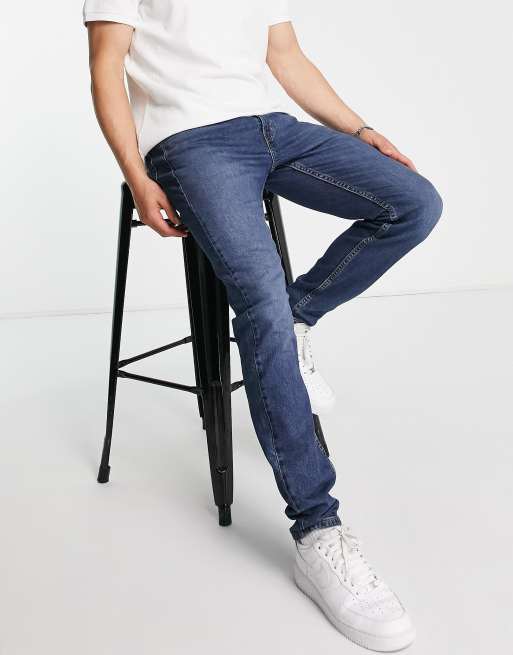 Levi's 512 slim taper jeans in dark blue wash