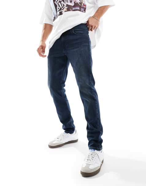 Levi's 512 slim taper jeans in dark blue - view 1