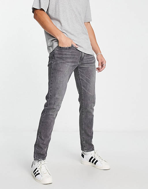 Levi's 512 slim taper jeans in gray wash | ASOS