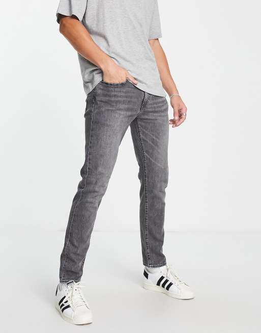 Levi's 512 slim taper jeans in grey wash