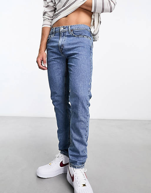 Levi's 512 slim taper jeans in light blue wash