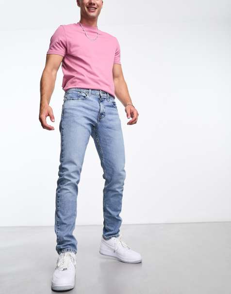 Light Blue Clean Look Denim Jeans For Men (GBDNM6001)