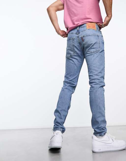 Levi's 512 slim taper jeans in light blue wash