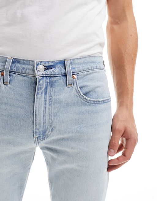 Levi's 512 slim taper jeans in light blue wash