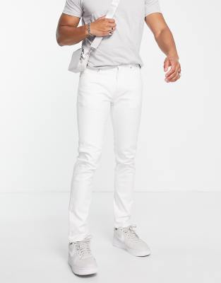 Levi's 512 slim taper jeans in white | ASOS