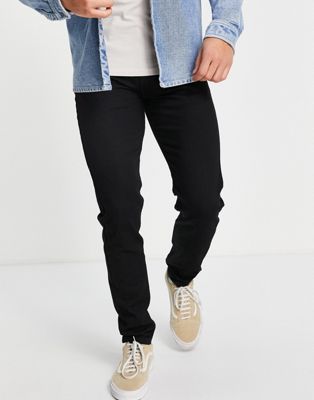 Levi's 512 slim taper lo ball jeans in black - ASOS Price Checker