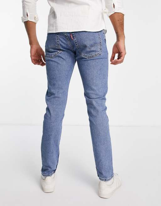 Levi's lo-ball 512 slim taper fit jeans in genie advanced mid wash