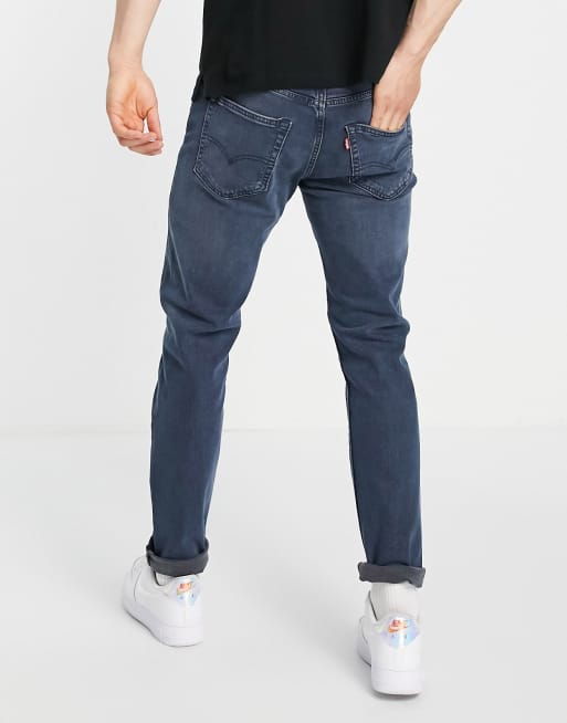 Levi's 512 slim tapered fit jeans in dark navy overdye