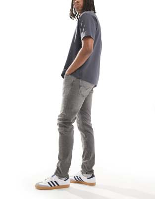 Levi's 512 Slim Tapered Fit Jeans In Gray
