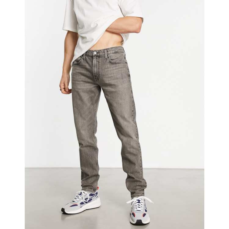 Levi's 512 slim tapered fit jeans in grey wash | ASOS