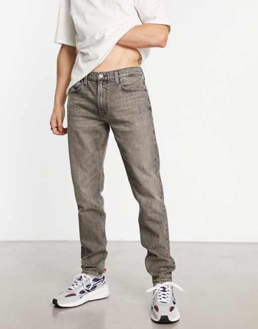 Grey shop tapered jeans