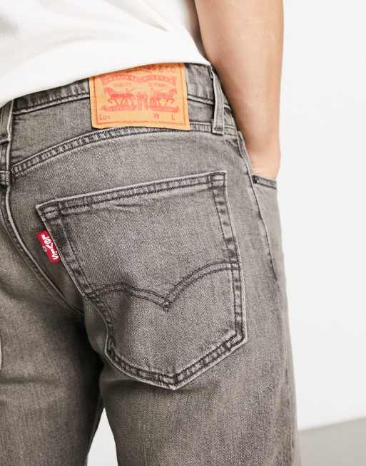 Levi's 512 slim taper jeans in grey wash