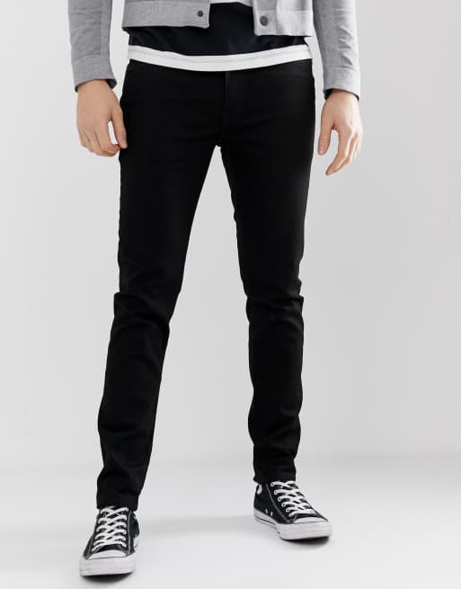 Levi s 512 slim tapered fit jeans in nightshine black ASOS