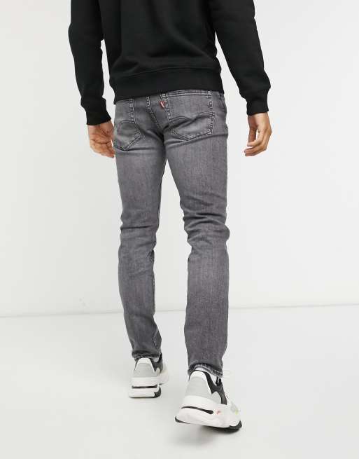 Levi s 512 slim tapered fit jeans in richmond power advanced grey wash