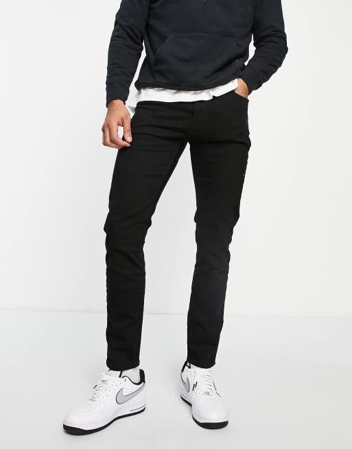 Levi's 512 slim tapered jeans in black, 3 of 4