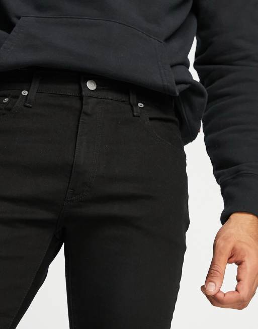 Levi's 512 slim tapered jeans in black, 4 of 4
