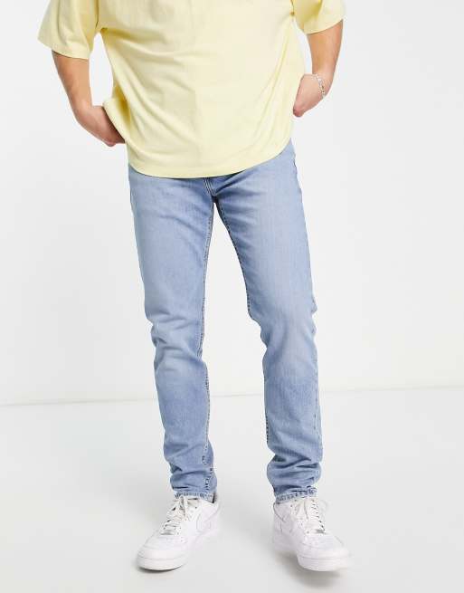 Levi's 512 slim tapered jeans in light blue wash | ASOS