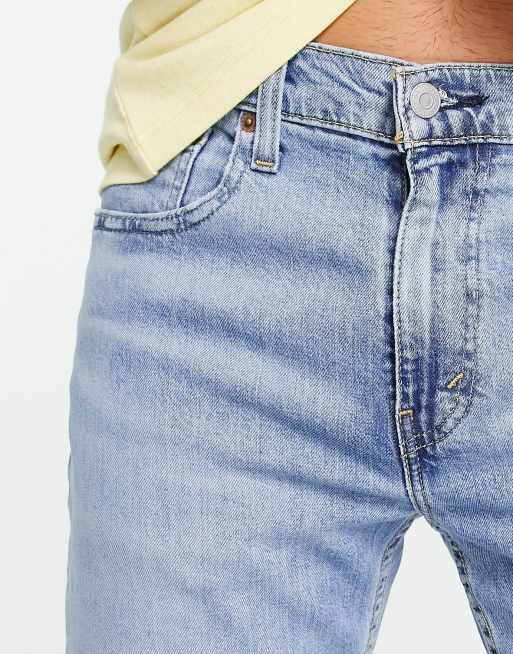 Levi's 512 slim tapered jeans in light blue wash