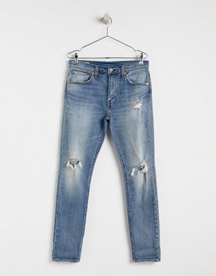 levi's 512 ripped