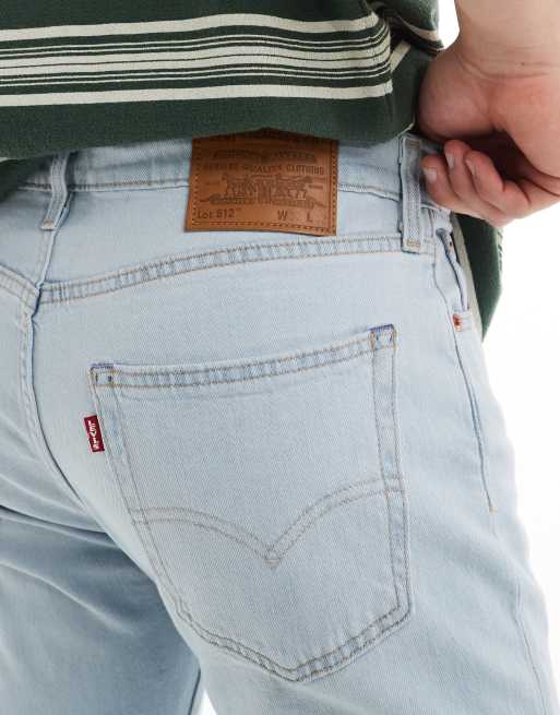 Levi's - 512 - Smalle, toelopende jeans in gebleekt blauw, 3 van 5