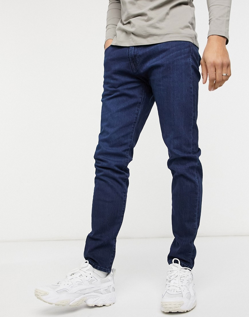 Levi's - 512 - Smaltoelopende jeans in donker indigo-Blauw