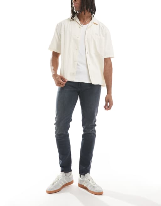 Levi's - 512 - Smaltoelopende jeans in zwart met wassing