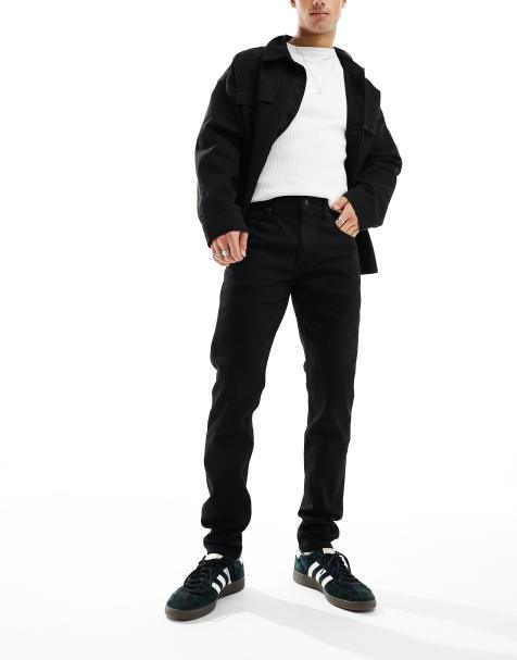 Levi's - 512 - Smaltoelopende jeans met lage taille in zwart - view 1