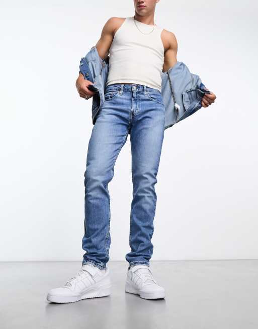 Levi's - 512 - Tapered lyseblå slim-jeans