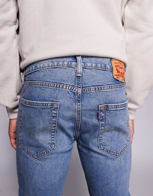 Levi's - 512 - Tapered lyseblå slim-jeans , 4 af 5
