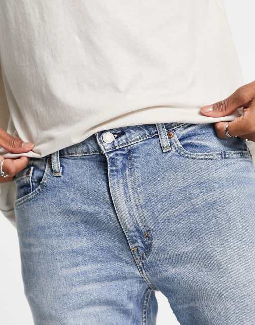 Levi's – 513 – Blå, smala jeans, 4 av 4