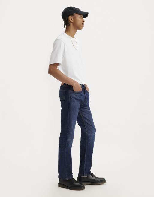 Levi's – 513 – Schmal geschnittene Straight Jeans in Blau, 4 von 4