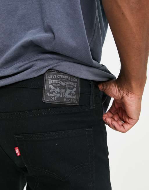 Levi's – 513 – Schmale Jeans in Schwarz, 4 von 4