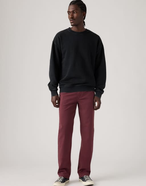 Levi's 514™ rechte jeans in rood, 3 van 4