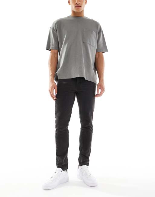 Levi's – 515 – Czarne dopasowane jeansy