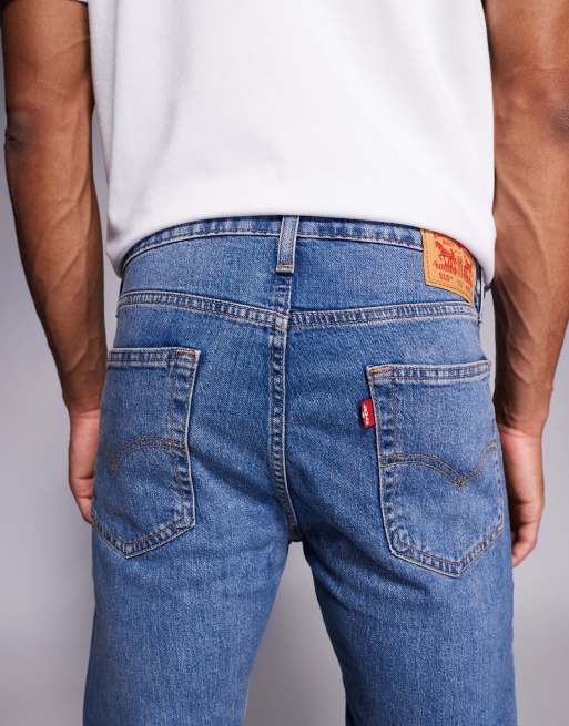 Levi's - 515 - Mellemblå slim-jeans , 4 af 5