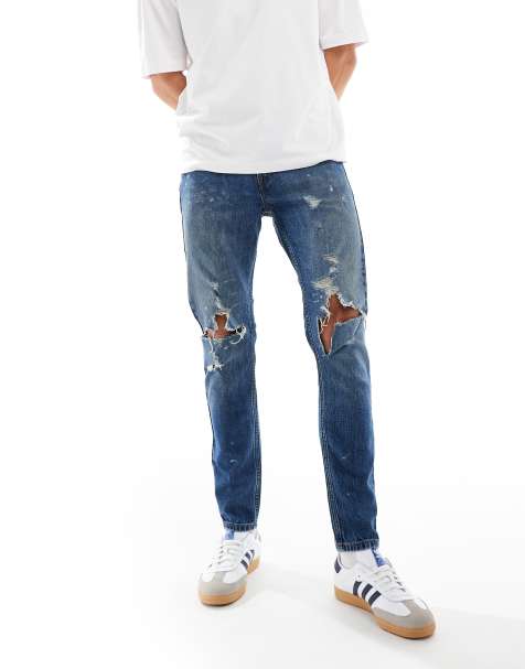 Levi's – 515 – Schmal zulaufende Jeans in Mittelblau mit schmalem Schnitt - view 1