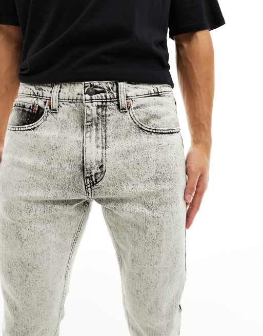 Levi's grey on sale slim fit jeans