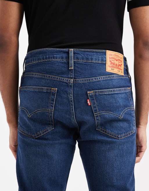 Levi's - 515 - Smalle jeans in marineblauwe wassing , 4 van 5