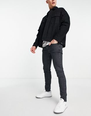 Levi's 519 extreme skinny hi-ball jeans in black