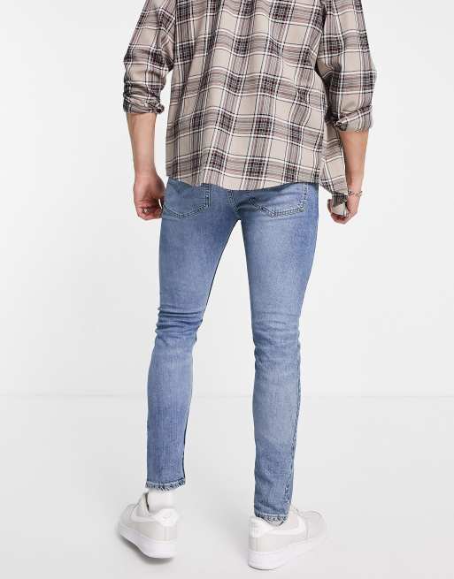 Levi's 519 – Hi-Ball – Mellanblå supersmala jeans, 3 av 4