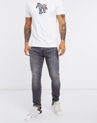 Levi's 519 - Hi-Ball - Superskinny jeans met zwarte wassing | ASOS